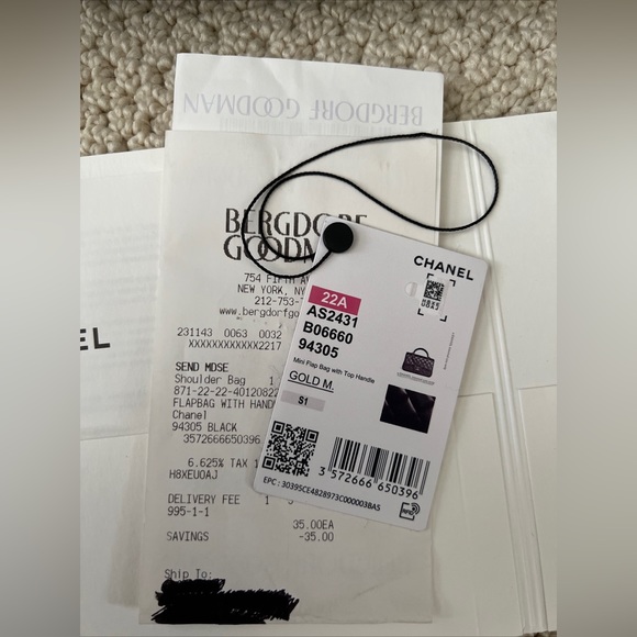 SOLD 22A Chanel Mini Rectangular Flap Bag with Top Handle - Picture 14 of 14